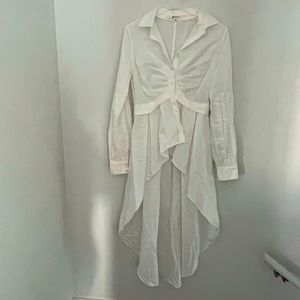 High low cotton shirt